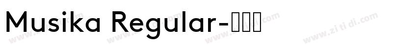 Musika Regular字体转换